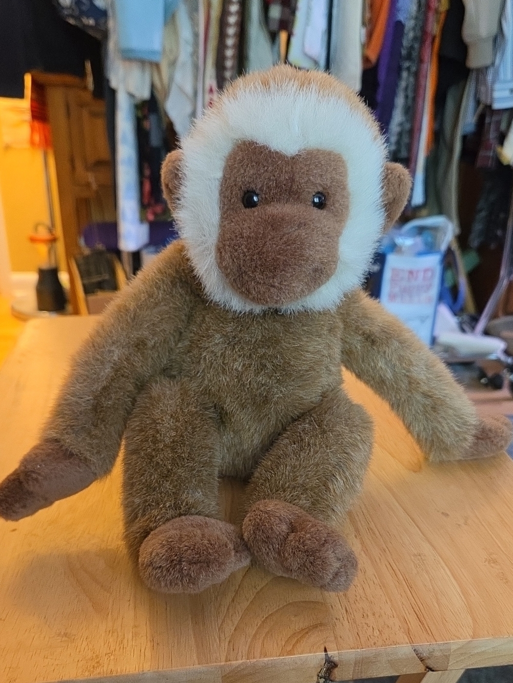 Gund Brown & Cream Plush Monkey Stuffed Animal